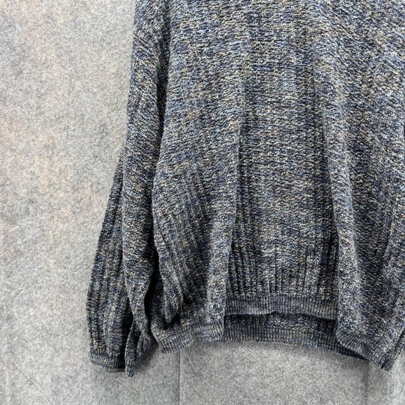 Fieldmaster Sweater Men Large Gray Pullover Sweatshirt USA Knitted Heather - Picture 3 of 11